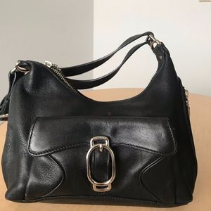 Cole Haan Vintage Black leather purse with buckle